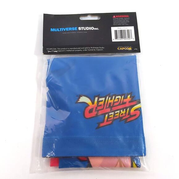 Street Fighter Ken Adult Costume Arm Sleeves Cosplay Brand New Capcom - Picture 2 of 2